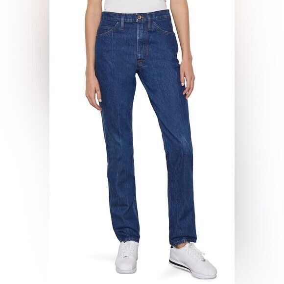 FRAME Le Italien Women’s High Waist True Straight Jeans size 28 NWT Dark Blue - Picture 1 of 8